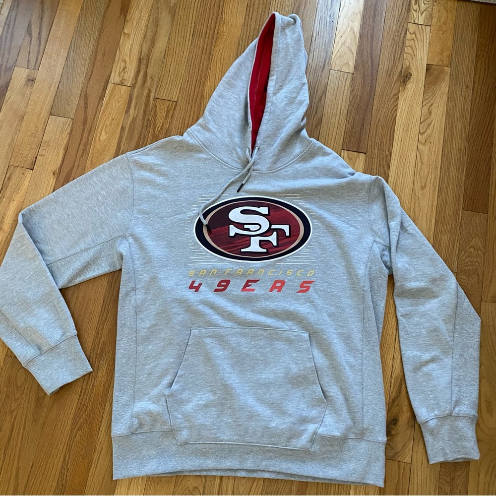 San Francisco 49ers Gray Hoodie Men’s XL NFL Team Apparel